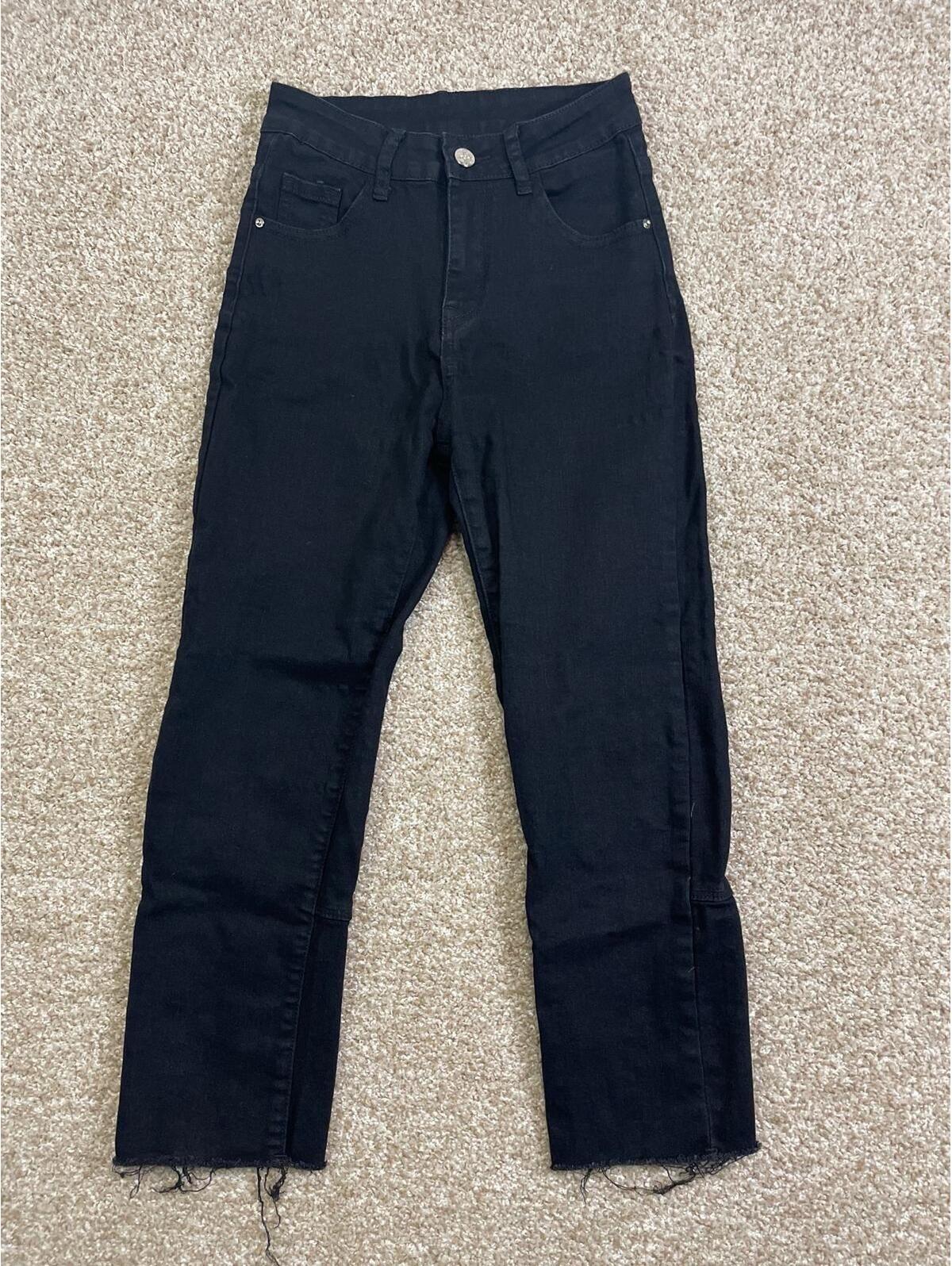 Cline Jeans Black Straight Jean Size S Botn